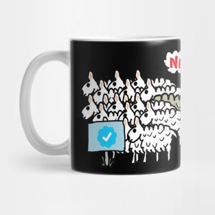 Anti Blue Check Mark Mug